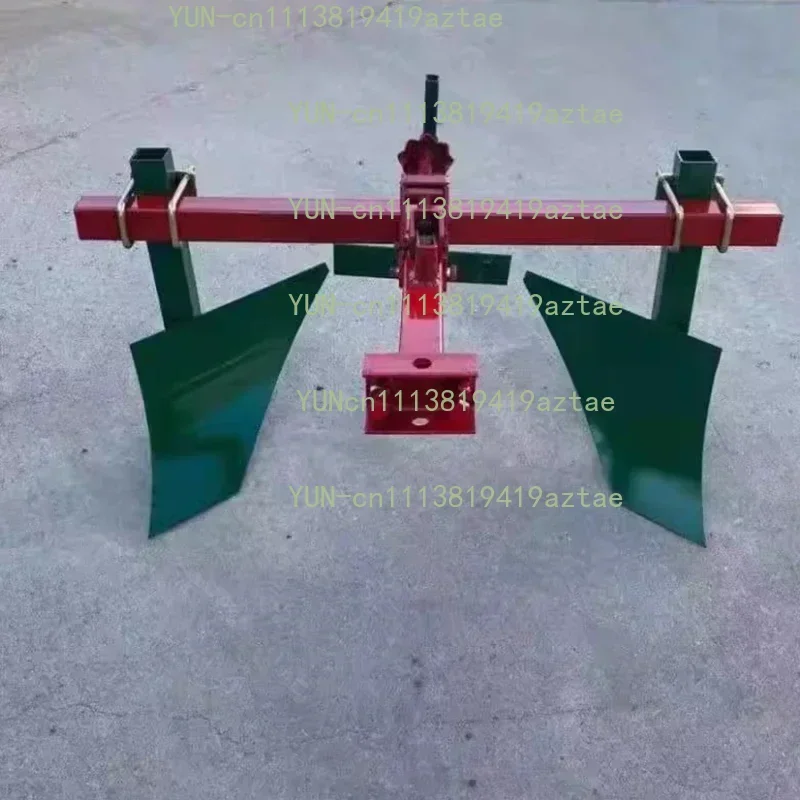 Walking Tractor with Ridging Plough Double Row Furrowing Plough Ridging Ditching Machine