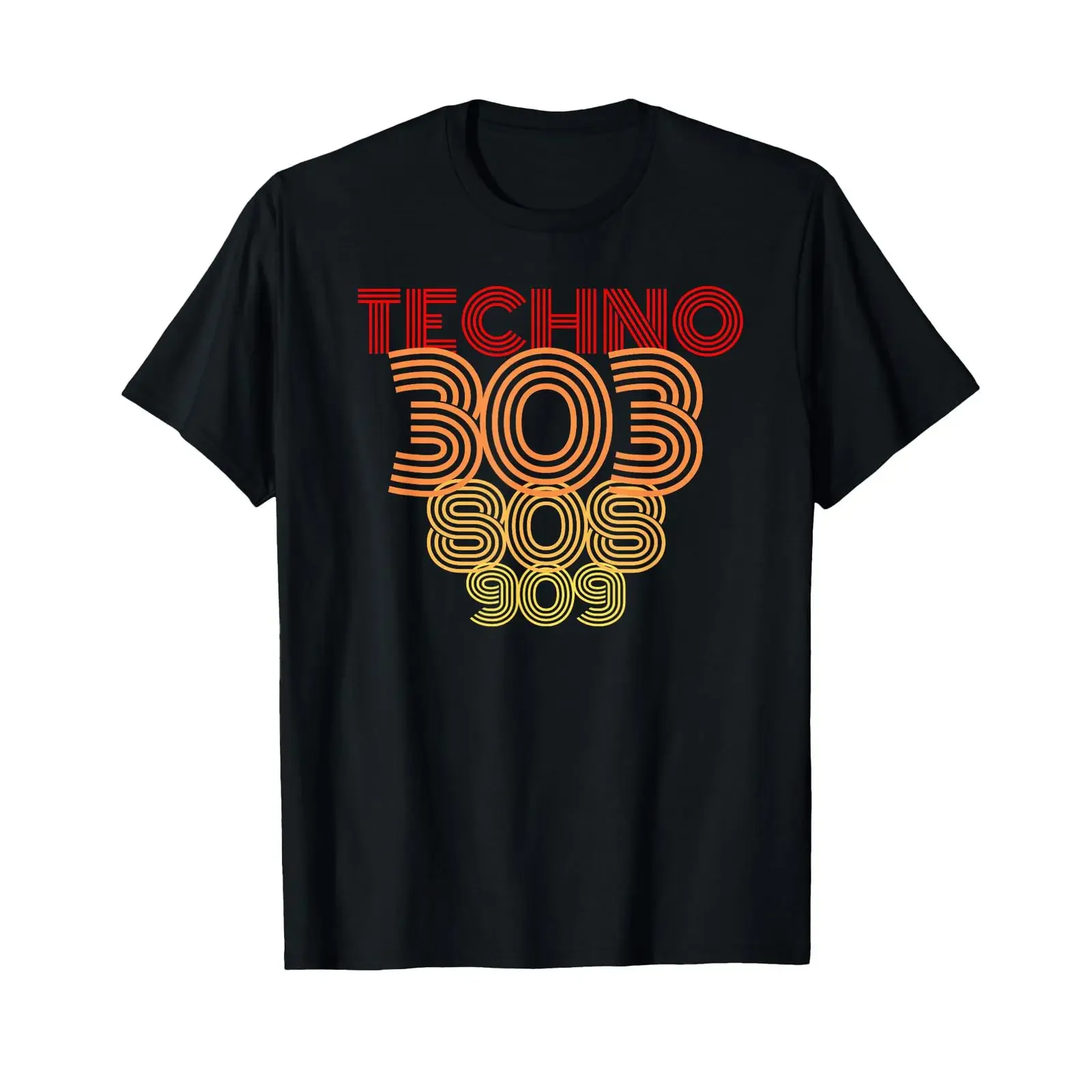 Футболка Synthesizer Techno 303 808 909 для поклонников аналоговых звуков, винтажная, с эффектом потертости, слегка комфортная, мягкая, повседневная, мужская.