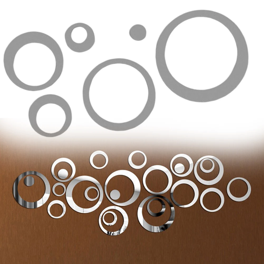 for acrylic Wall D cor 11cm 4.33in for acrylic Mirror Wall Stickers Long-lasting Use Smooth And Clean Surfaces for versatile