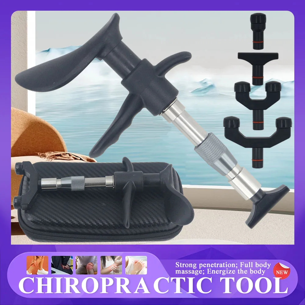 

Chiropractic Adjustment Tool Manual Gun 300N Spine Therapy Joint Pain Body Relaxation Adjust Vertebration Tool Portable Massager