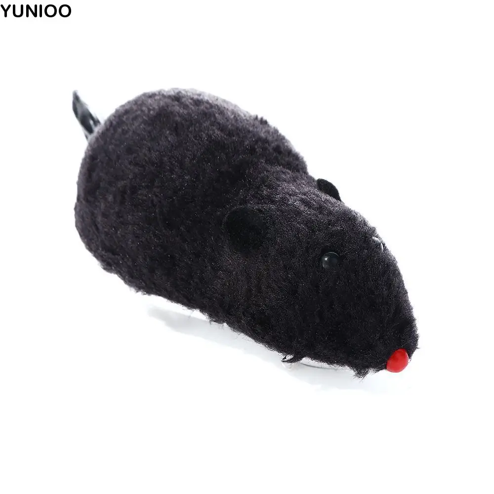 

Creative Mechanical Motion Accessories Pet Products Spring Cat Dog Playing Toy Clockwork Toy Wind Up Toys Plush Mouse Toy