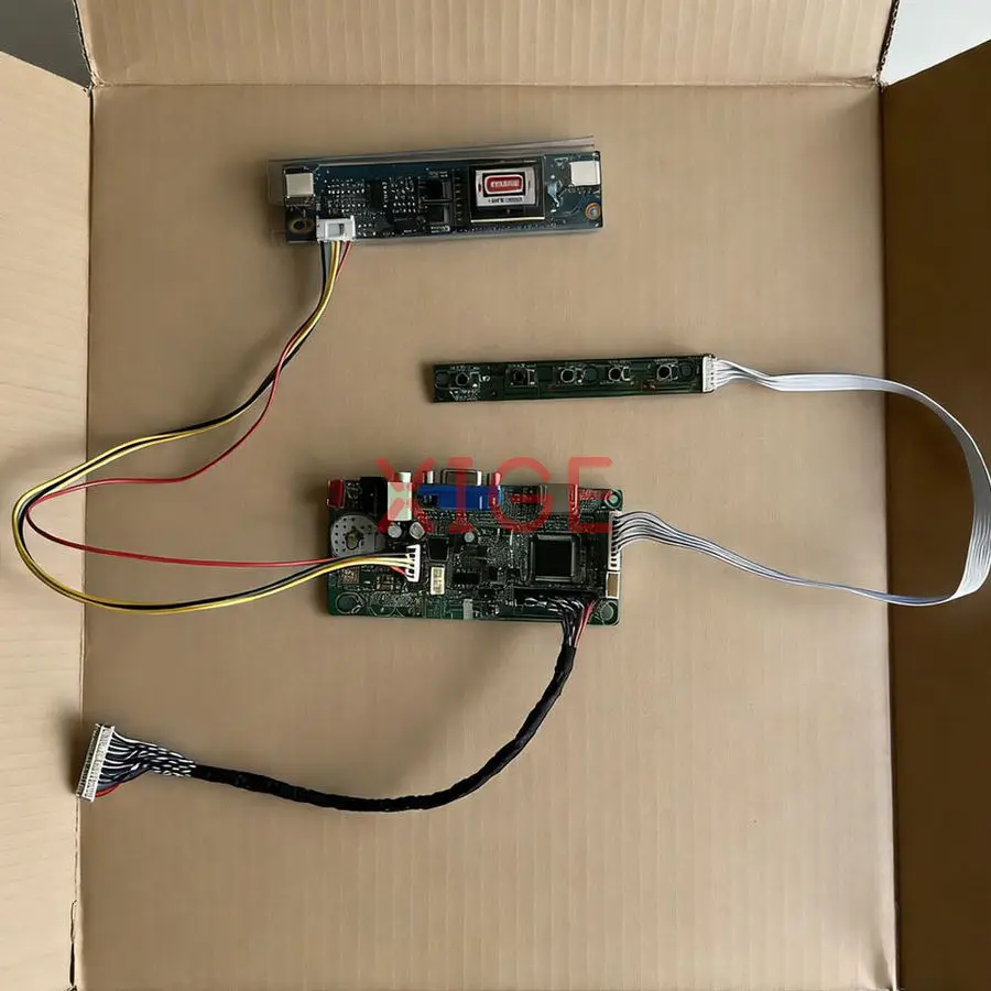 

Для TX41D97VC1GAA TX41D97VC1HAA комплект платы контроллера привода дисплея DIY 1400x1050 VGA HDMI-совместимый 30-контактный LVDS 1400*1050 2-CCFL