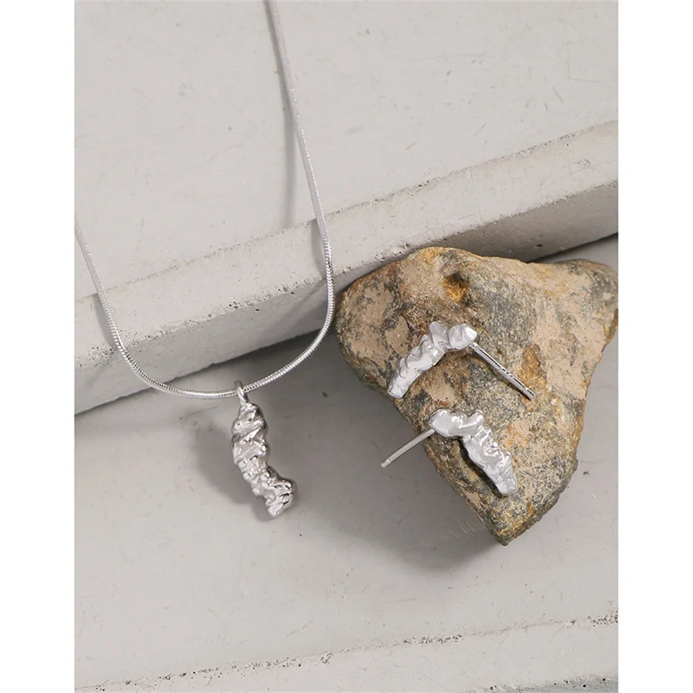 

Корейский INS S925 — уникальная роскошная минимальная универсальная женская текстура агата неправильной формы