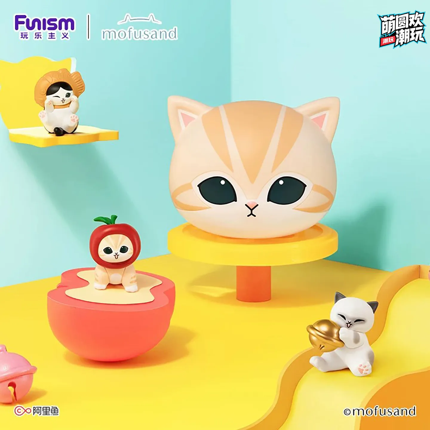 

Mofusand Cat Blind Box Kawaii Anime Figures Cute Cat Collectible Toys Mini Figurines Desk Decor Mystery Box Gift for Kids