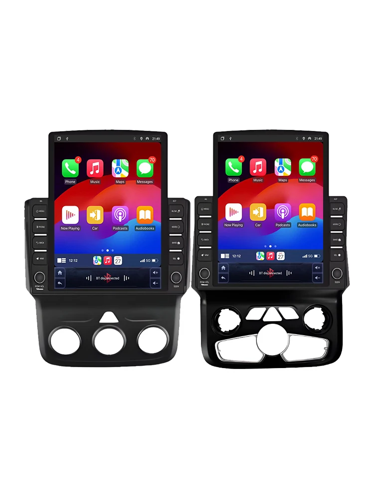Ekran CarPlay 9.7' w stylu pionowym do ekranu Tesla, radio samochodowe Android do Dodge Ram 1500 5500 2012-2019, odtwarzacz GPS 2 Din Stereo — 2