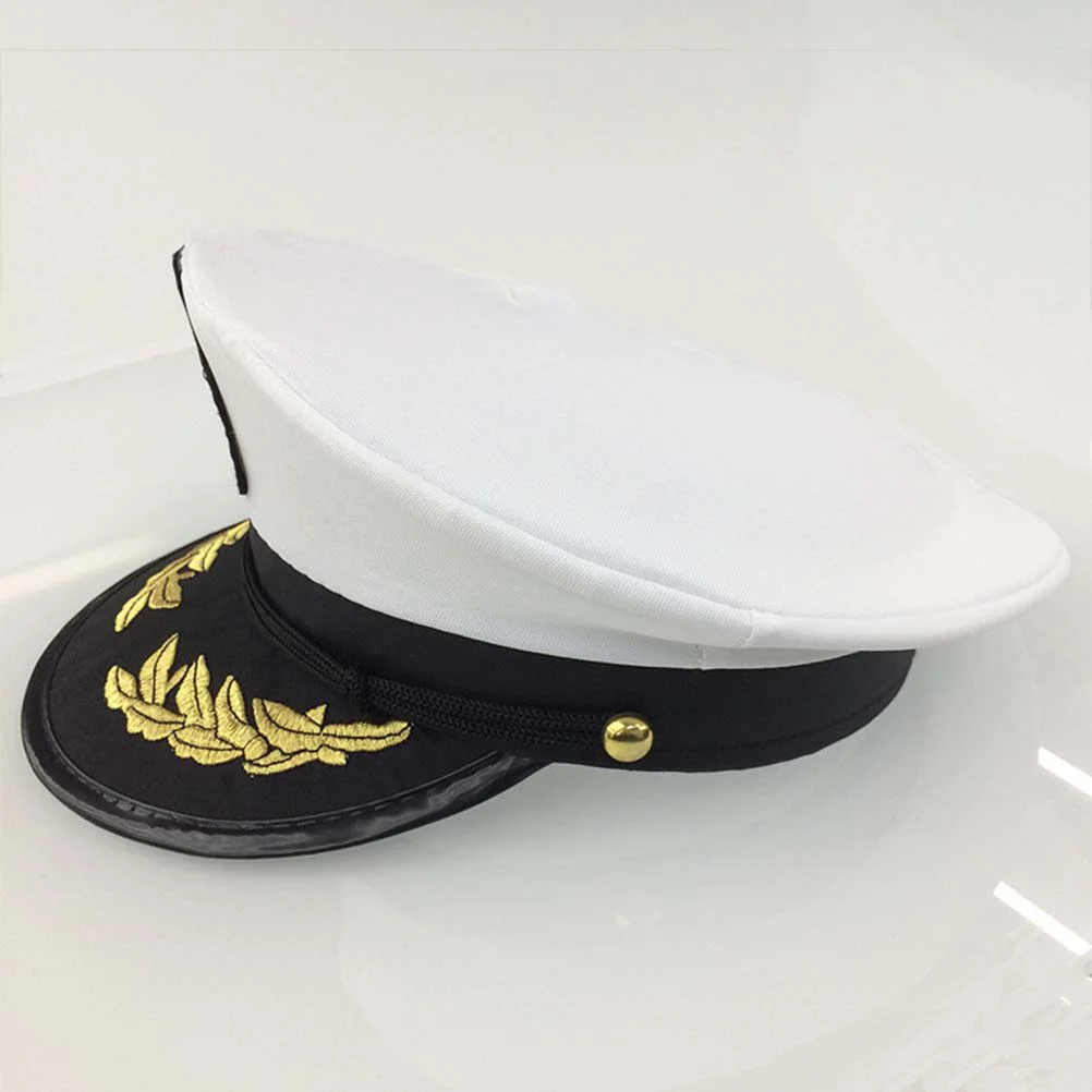 Yacht Hat Sailors Kids Clothes Costume Cap General Bonnet for Men Admiral Captain