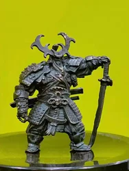 Copper Japanese Shogunate Samurai Figurines Miniatures Vintage Metal Soldiers Model Statue Desktop Toy Ornament Decoration