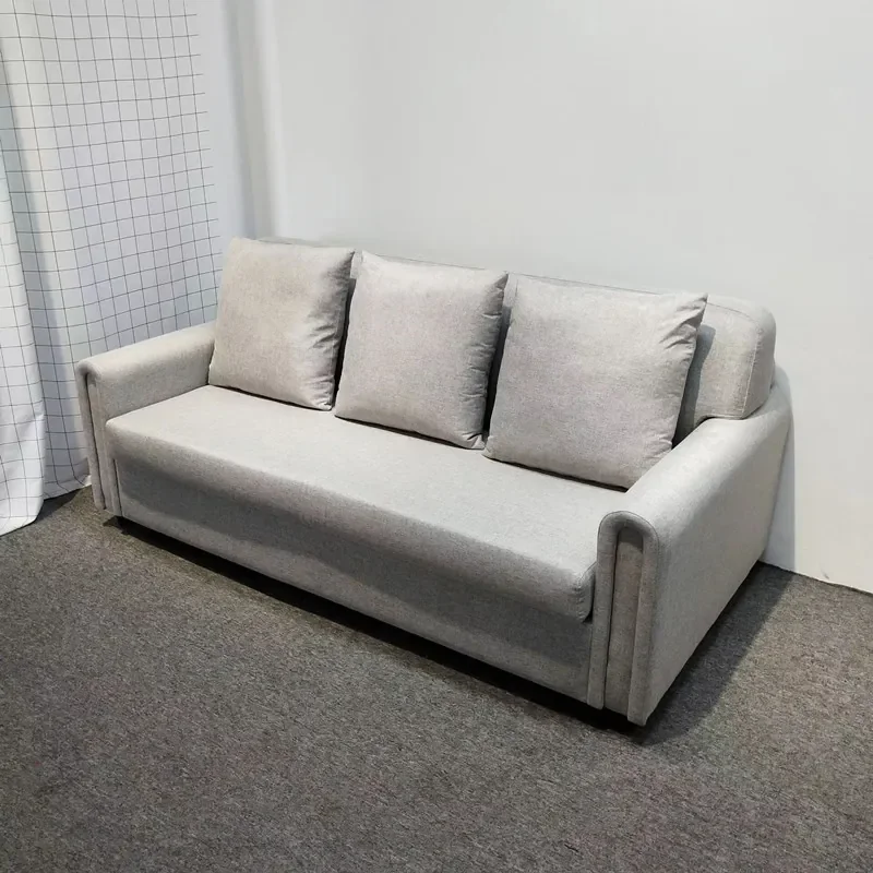

Multifunctional Double Metal Flip Dual-Purpose Full Foldable Sofa Bed for Office Dormitory Living Room