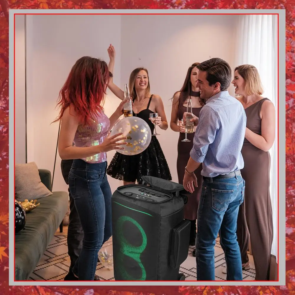 

Защитный чехол для колонки JBL PartyBox 520 с сетчатой вставкой и карманом для хранения, утолщенная нейлоновая сумка для хранения колонок на молнии