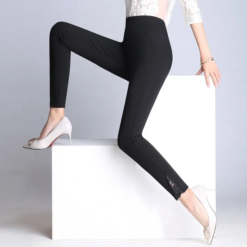 2024 New Winter Women Casual Cotton Long Pants Fashion Ladies High Quality Pants