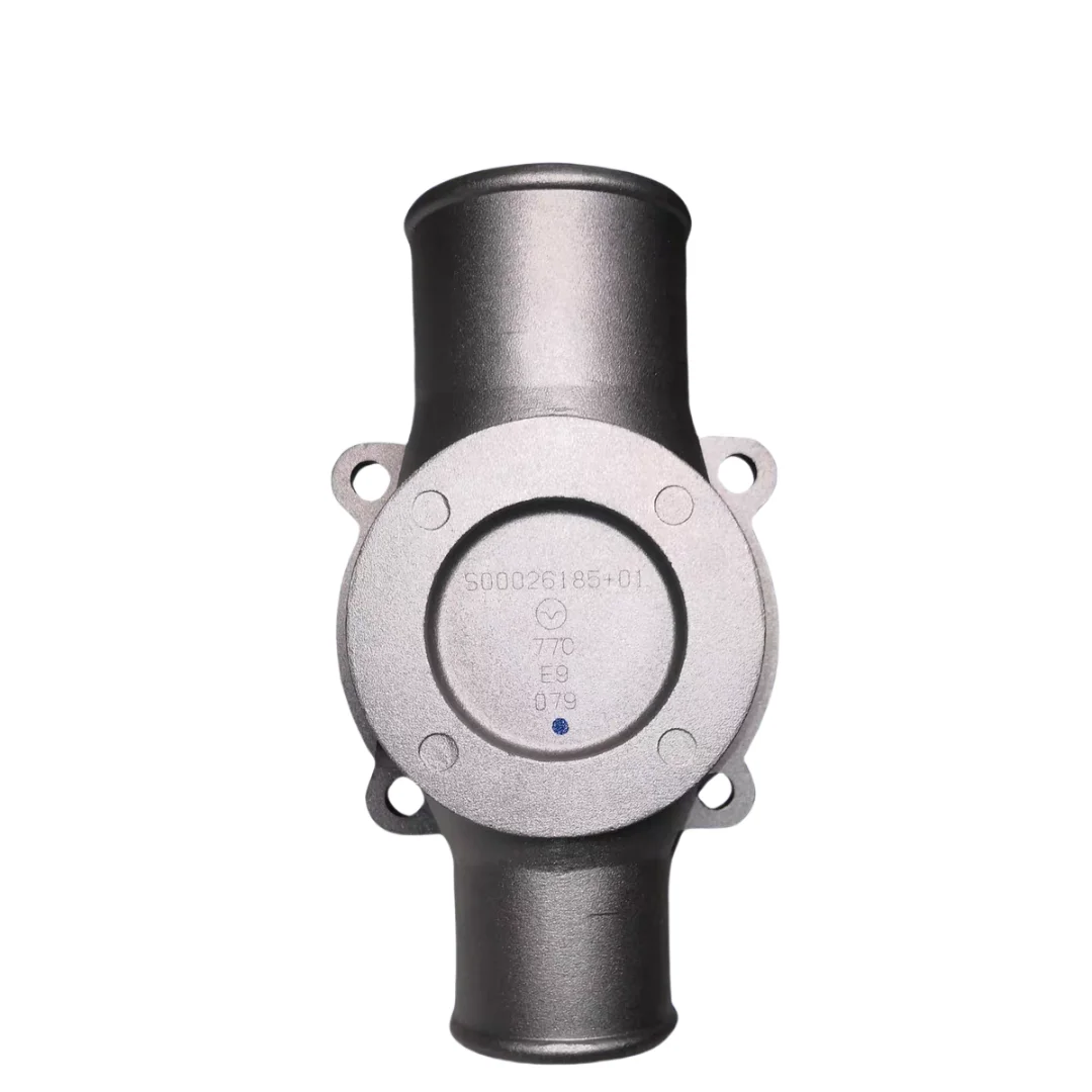 Termostato del motor Shangchai G128 SC13G SC15G 12V135 S00026185; Conjunto de termostato S00026185+01 77 ℃