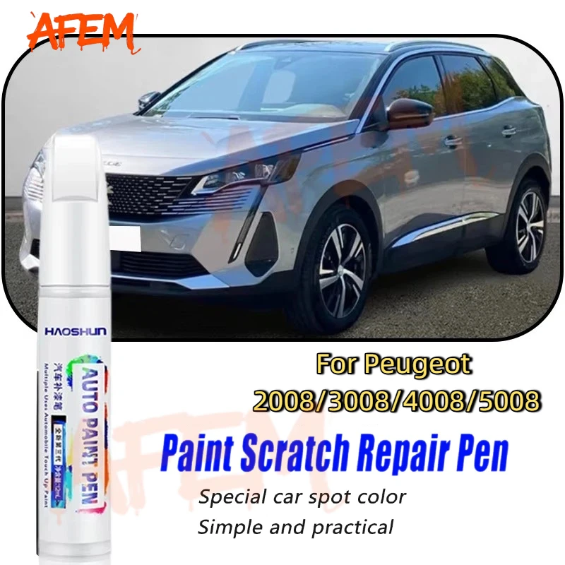 Automotive Paint Repair Pen For Peugeot 2008/3008/4008/5008 Touch-Up Pen Paint Scratch Remover Car Paint Care Accessories
