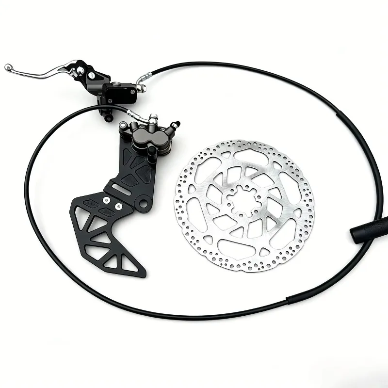 Front Rear Brake Kit CNC 4-Piston Caliper for Segway X260 Electric Dirt Bike High Performance