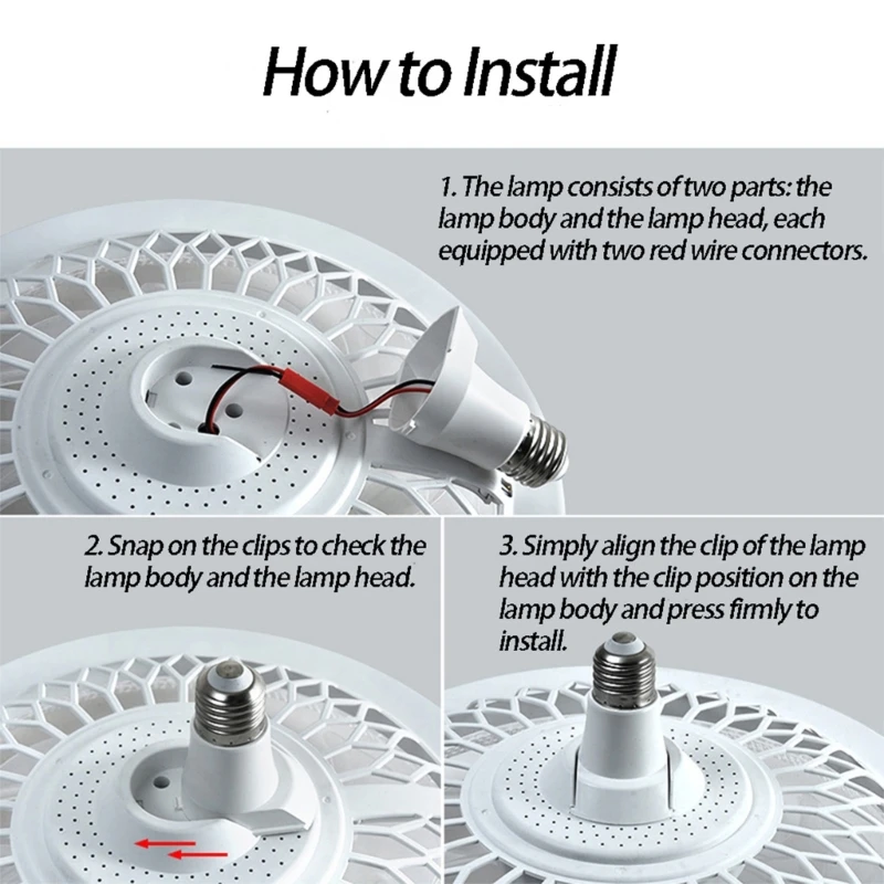 Lámpara ventilador techo inteligente 45W con velocidades ajustables para salas estar Luz ventilador control en