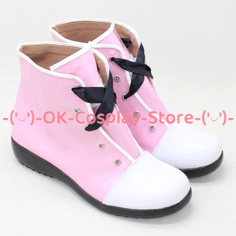 Game KH Kairi Cosplay Shoes PU Leather Shoes Halloween Carnival Boots Cosplay Prop Custom Made