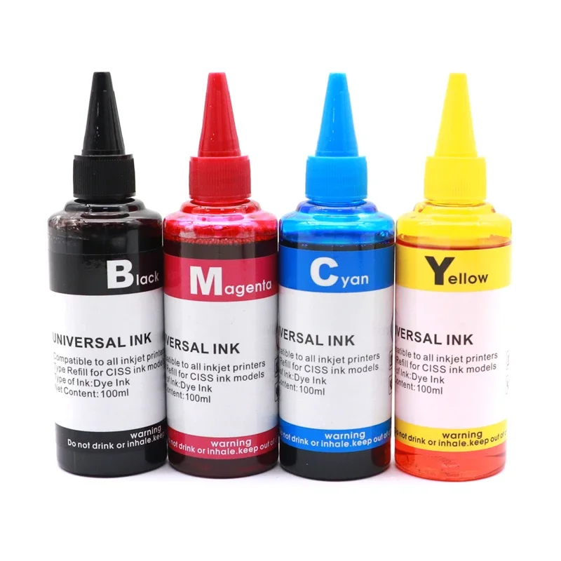 100Ml Universele Inkt Navulling Kit Voor Epson Canon Hp Brother Lexmark Printer Inkt Navulbare Printers Dye Ink Inkjet Printer 450 451