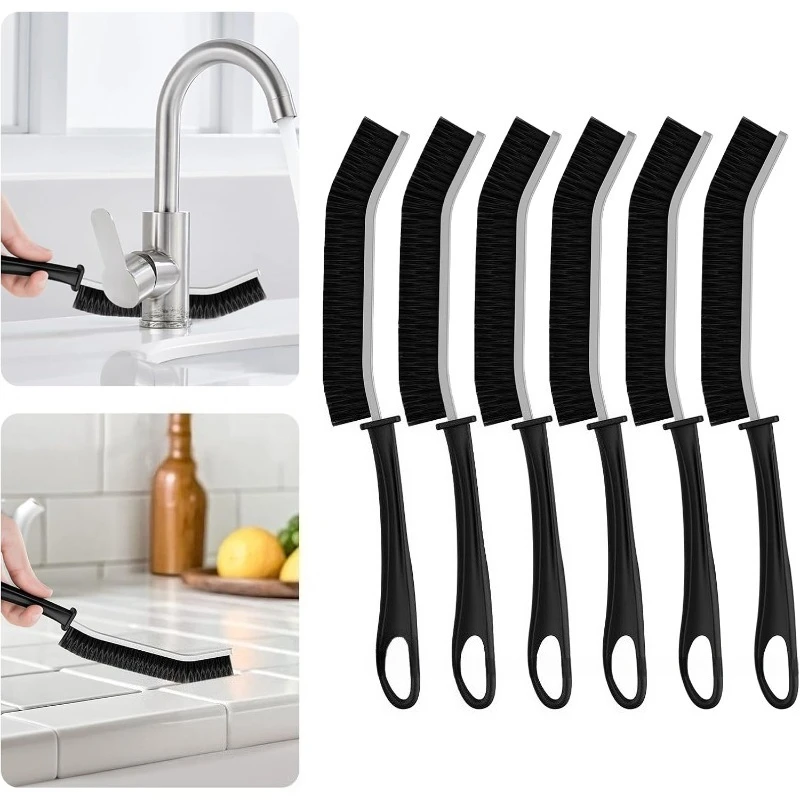 Brosse de nettoyage à long manche antidérapante, brosse de nettoyage en profondeur pour salle de bain et cuisine, pour carrelage, toilettes, saleté tenace