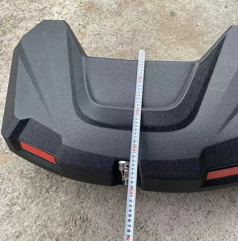 ATV Four Wheeler Modification Accessory Rear Cargo Storage Box Tool Case With Passenger Backrest