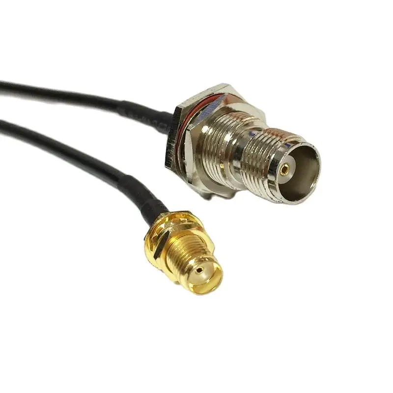 New Modem Coaxial Cable TNC Female Nut Switch SMA Jack Connector RG174 Pigtail 20CM 8" Adapter RF Jumper