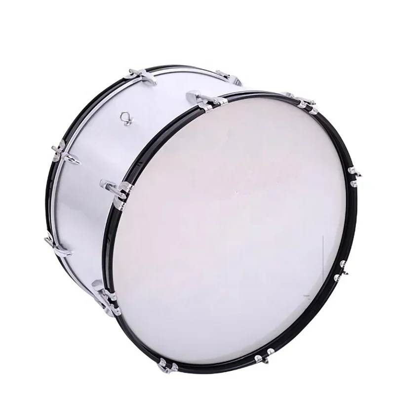 

2025 Professional Marching Bass Drum 18'' Poplar Shell Snare Drum Set with 0.8mm Steel Hoops