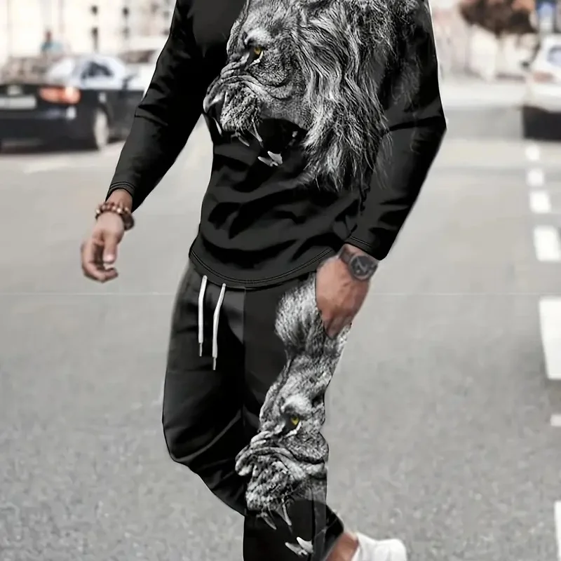 

24/25 Latest Hot selling Fashion Brand Men's Street Fashion Set Quick drying Breathable Sports Leisure Adult and Children's Set
