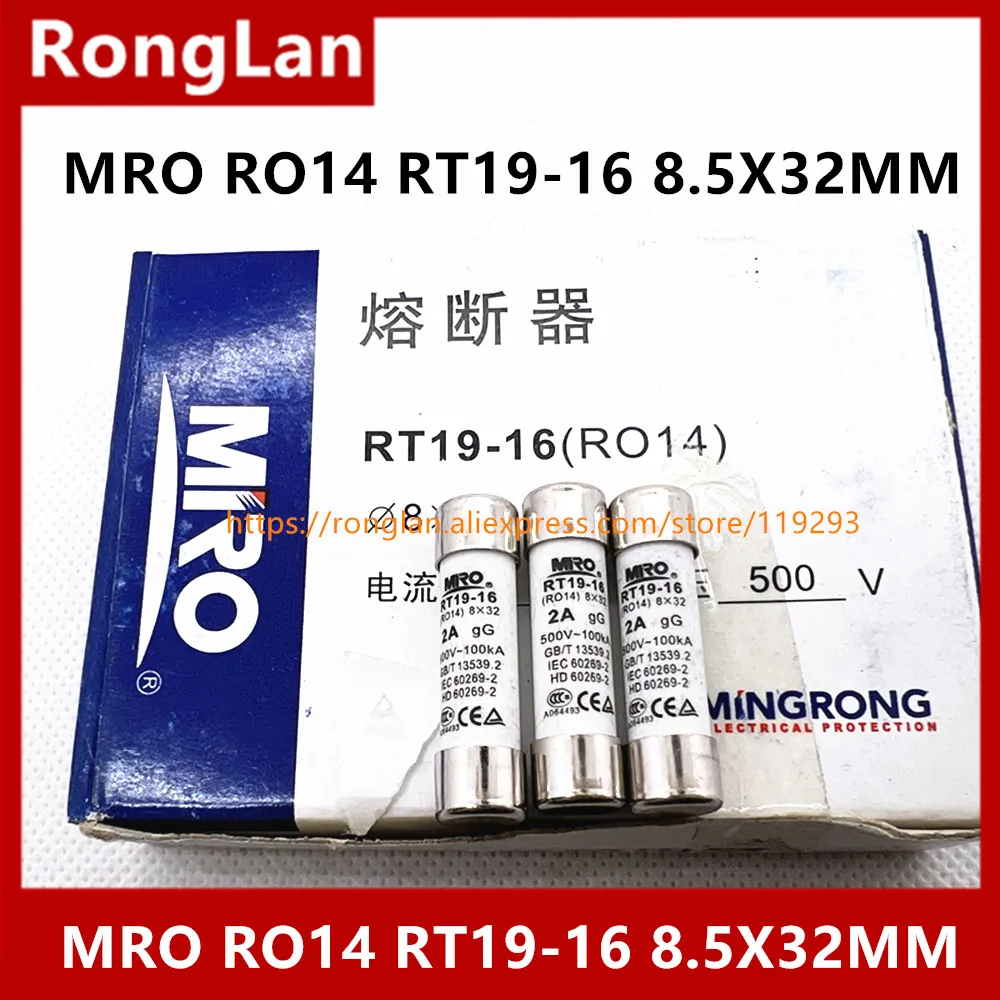 [SA]Ming ceramic fuse melting MRO RO14 RT19-16 8.5X32MM 0.5A 1A 2A 3A 4A 5A 6A 8A 10A 16A 20A--80pcs/lot