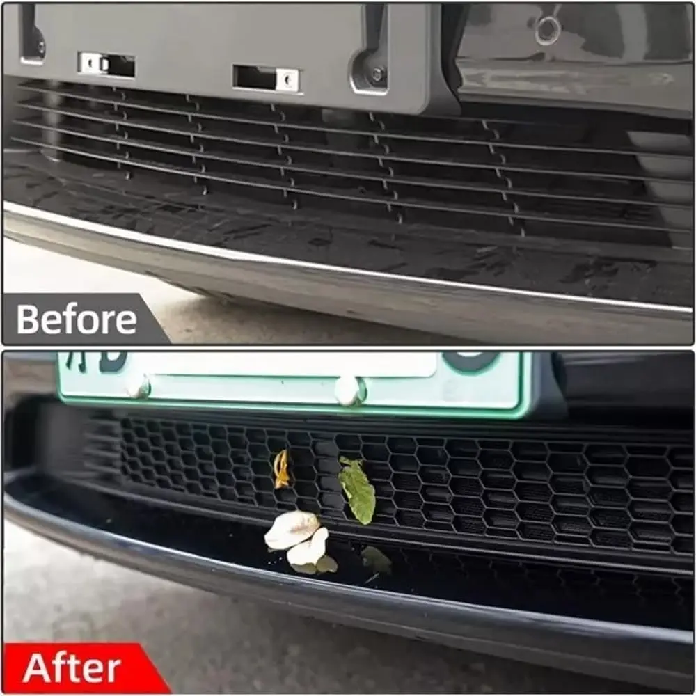Front Grill Guard Grille Inserts Mesh for Tesla Model Y 2024-2021 Air Inlet Vent Cover Bumper Grid Filter Accessories image 4
