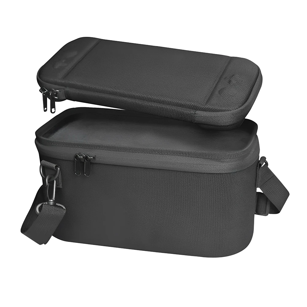 Portable Storage Bag Shockproof Handheld Game Console Case 2 in 1 Hard Shell Storage Bag for Switch 2 Console Base Power Adapter