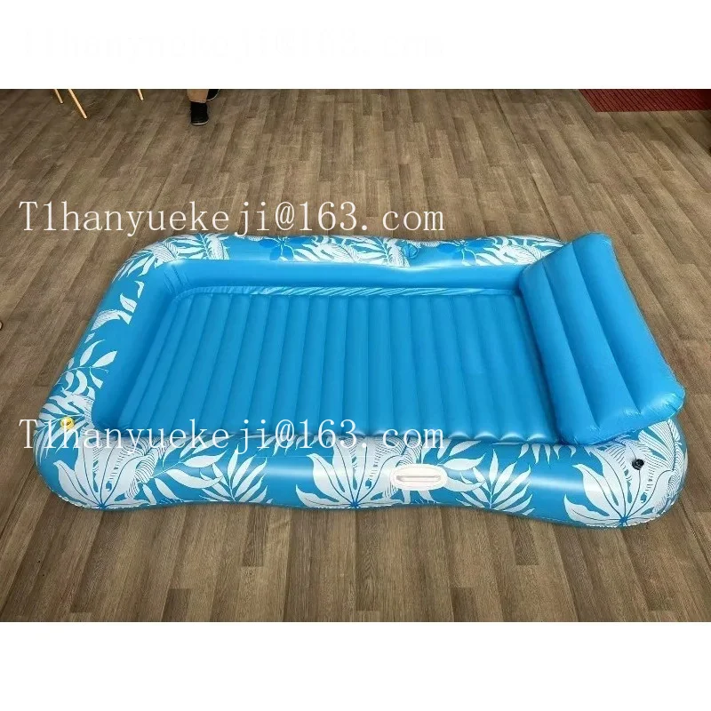 Inflatable Floating Bed Pillow Summer Swimming Pool Outdoor Sunbathing Floating Bed