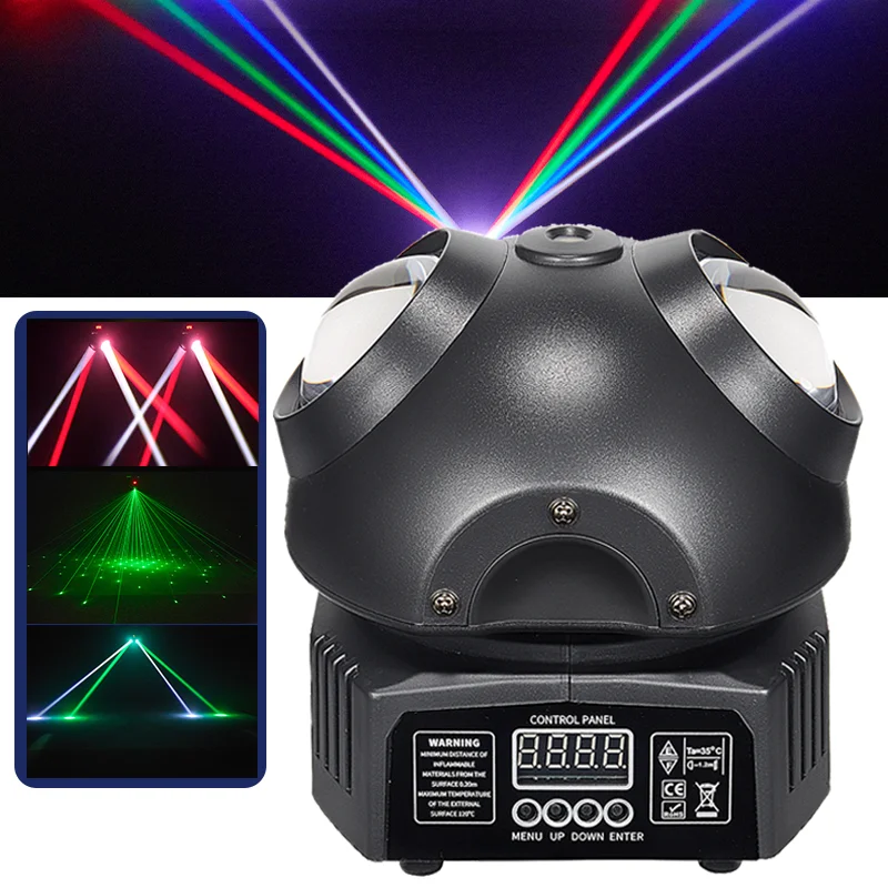 Dj lumière de scène 36W LED scène Mini faisceau Laser tête mobile effet lumière DMX512 contrôle pour Bar Disco mariage