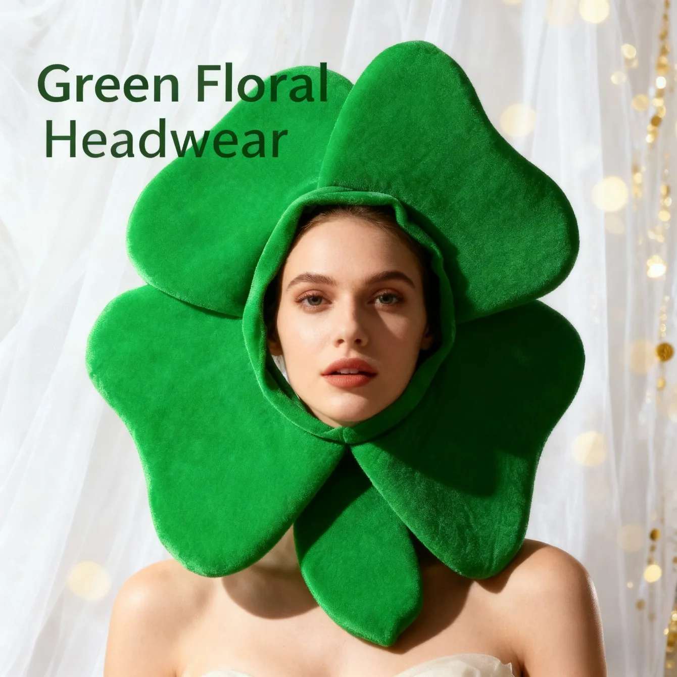 

Зеленый цилиндр ко Дню Святого Патрика, креативный головной убор, аксессуар для ирландского фестиваля и вечеринки