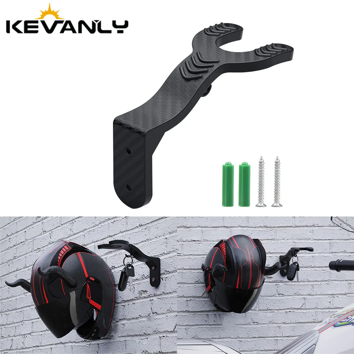 

4Pcs Motorcycle Helmet Bracket Multipurpose Hanging Hook Hat Key Stand Hanger Kitchen Wall Mount Hooks Helmet Hook Racks