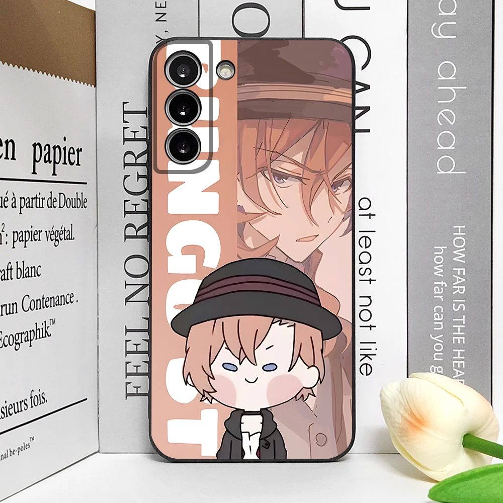 Anime Bungou Stray Dogs Dazai Osamu Phone Case for Samsung Galaxy S22 S23 S24 Ultra S20 Plus S21 FE 5G Soft Silicon Cover Fundas