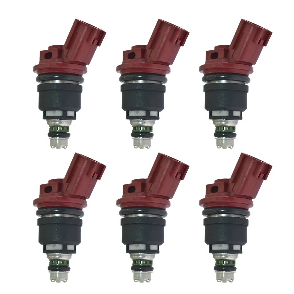 6PCS Fuel Injectors 740cc For Nissan Skyline R33 RB25DET ECR33 300ZX 16600-RR544 16600RR544 ,