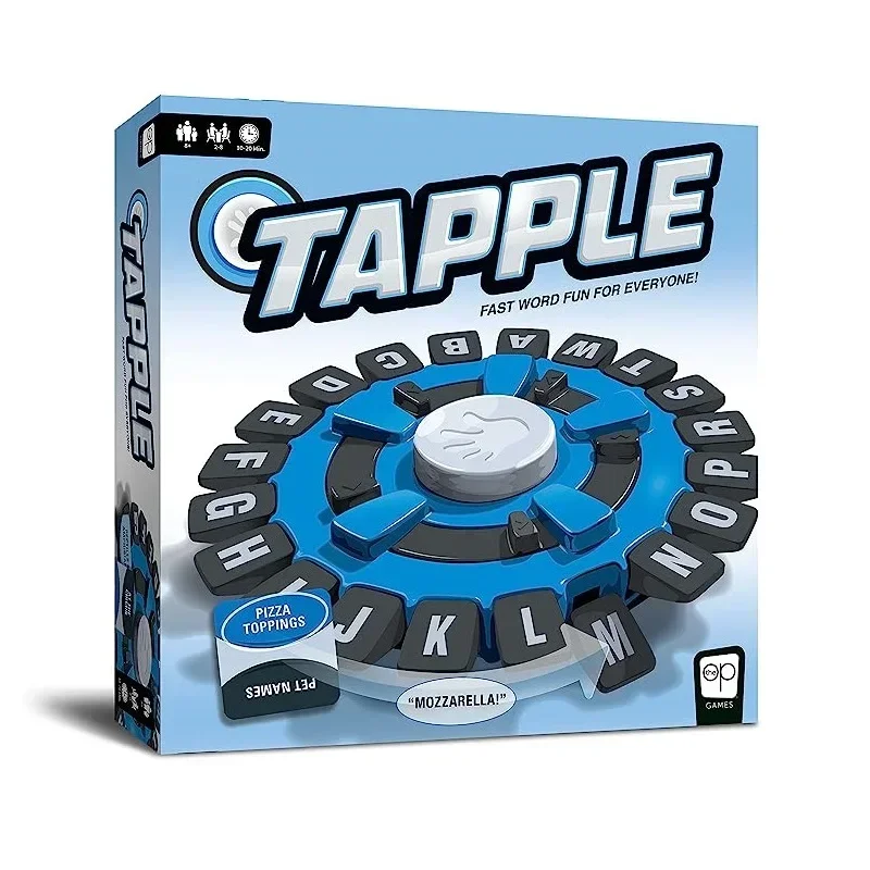 IN STOCK! Tapple Word Game Fast-Paced Family Board Game The Quick Thinking Letter Pressing Game For Children Puzzle Learning