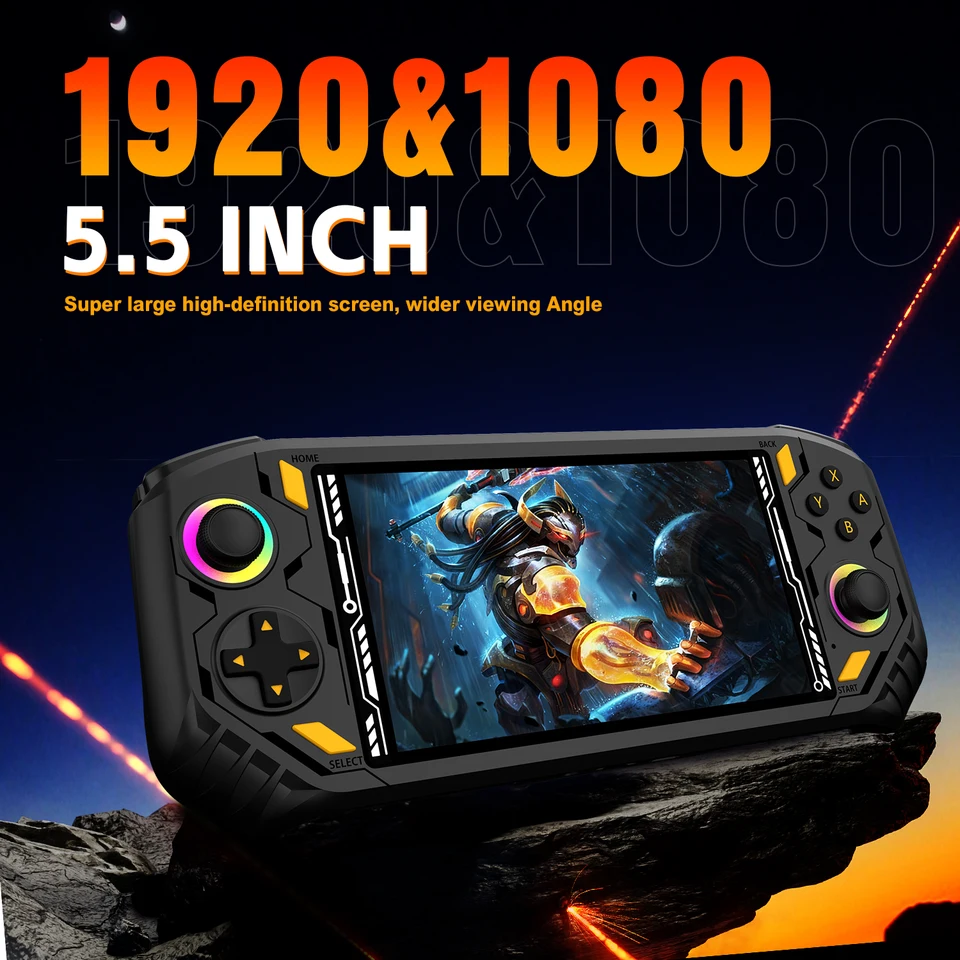 RG52 Pro Max Retro Handheld Video Game Console Android13 6/8G+128G