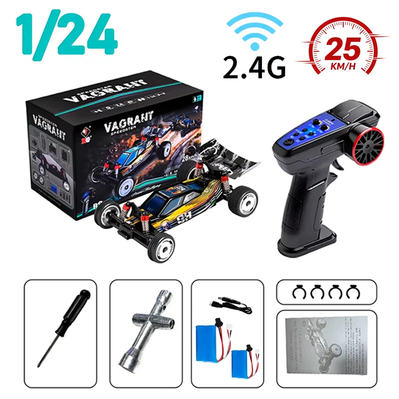 

Радиоуправляемая машина WLtoys 244016 1:24, пропорциональное управление, 25 км/ч, 2.4G, высокоскоростная, 2WD, на пульте управления, игрушка для мальчиков, гоночная модель, подарок