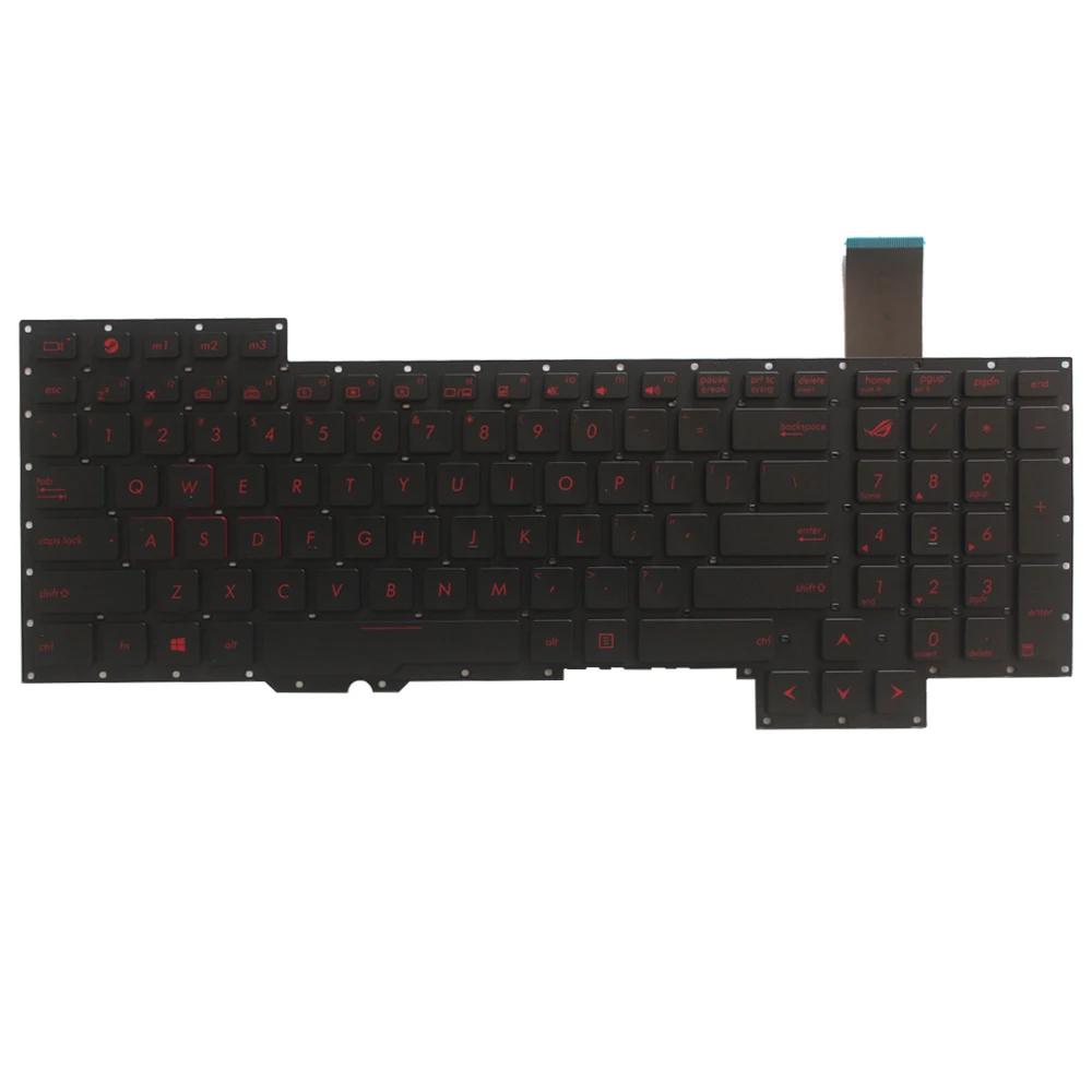 US laptop keyboard For Asus G751 G751JM G751JT G751JY 0KNB0-E601RU00 ASM14C33SUJ442 english keyboard