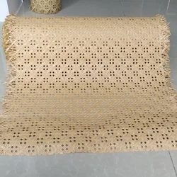 45cm Wide PE Plastic Imitation Rattan Webbing Roll Cane Wicker Sheets Chair Tray Photo Frame Home Decoration Materials