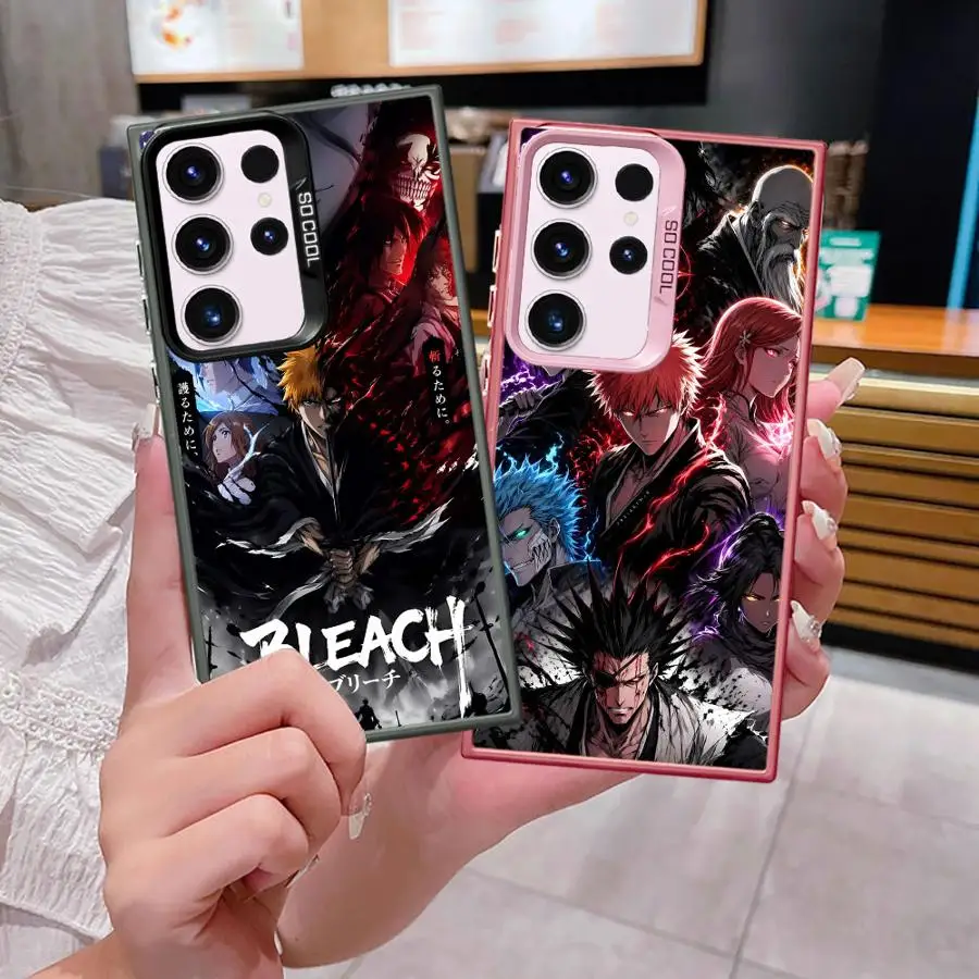 Case for Samsung Galaxy S26 Ultra S20 FE S22 S23 S21 S24 FE S25 Edge Note 20 Phone Cover Japan Anime Bleach