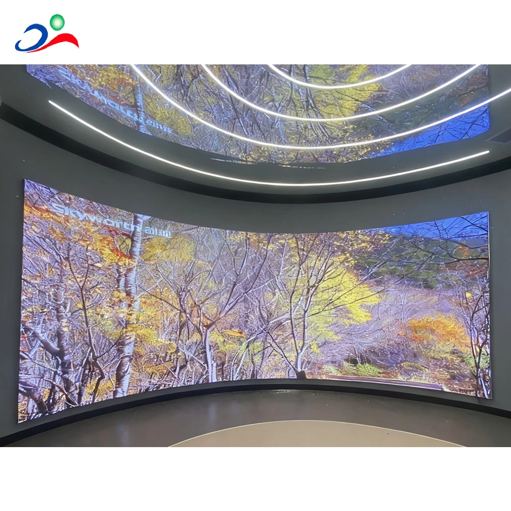 Flexible LED Display Module P2.5 Curved Creative Elevator Education Stage Advertising Screen - view 2