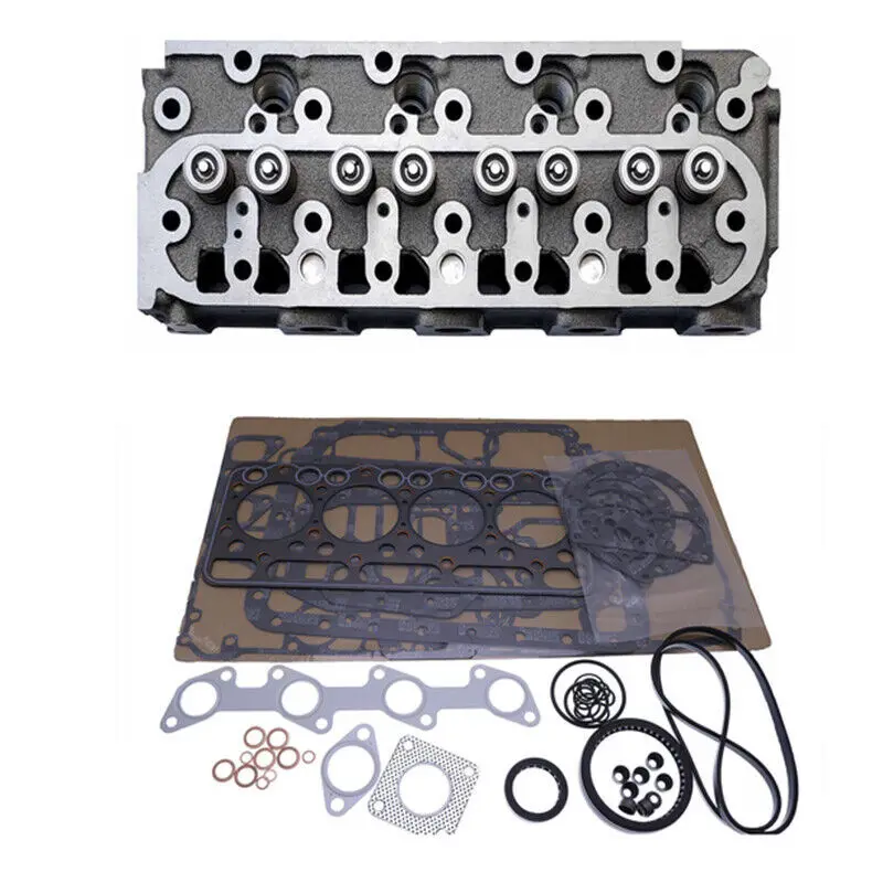 

6660965 Cylinder Head w/Valves+Full Gasket for Kubota Engine Bobcat 225 325 643