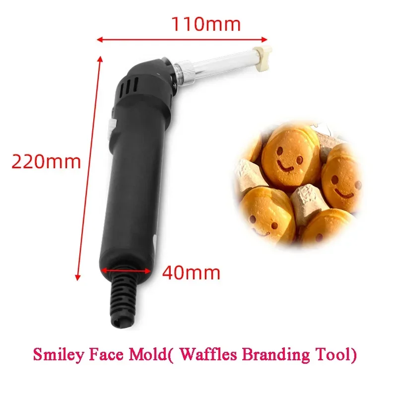 Waffles Smiley Face Brander Smile Stamp Branding Tool  Mold Imprint Tool