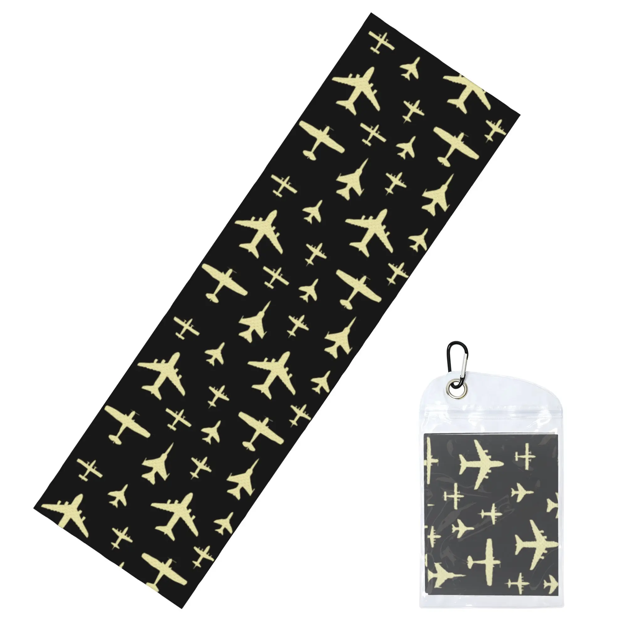 Pilot Flight Routes Cold Exercise Towel  Air Traffic Controllers Super Soft Breathable Instant Cooling Towel Yor Gym Towels