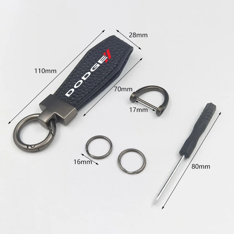 Sheepskin Car Key Chain Women Men Delicate Pendant Key Holder for Dodge Challenger DART NITRO RAM SRT SXT Car Accessories view 6