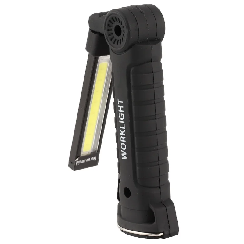 ضوء العمل COB LED مصباح أبيض قابل لإعادة الشحن فحص الصيانة مصباح يدوي للطوارئ S