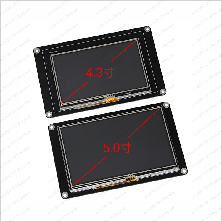 شاشة ملونة تعمل باللمس ملحقات اللوحة الرئيسية للطباعة ثلاثية الأبعاد، شاشة لمس للطابعة ثلاثية الأبعاد مقاس كبير 5.0 بوصة #4