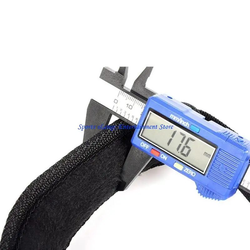 

G7NF Saxophone PU Leather Neck Strap with Thick Soft Padded Adjustable Buckle Black Hook for Baritone Alto Soprano Sax