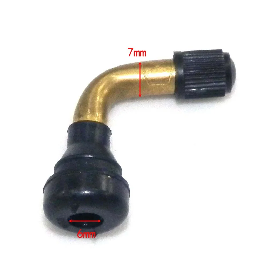 10 pieces Tubeless Tyre Tire Valve Stems 90 Degree Angle Pull-In Auto Scooter Motorbike Motorcycle ATV PVR70  Extension Adaptor