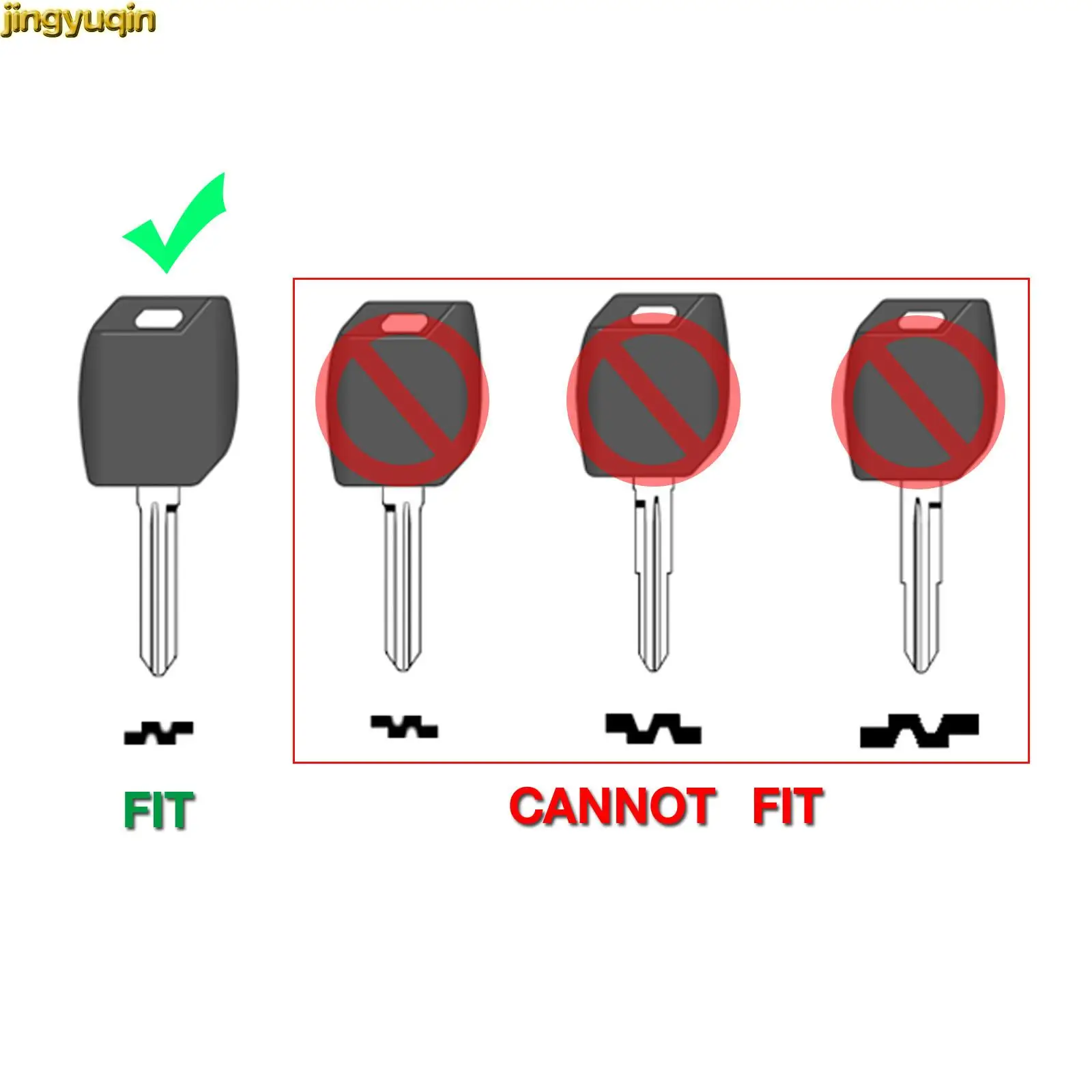 Jinyuqin Flip Modified Remote Car Key Shell No Battery Holder For Hyundai Elantra Santa FE 2006 Verna Kia Rio5 Cerato Picanto